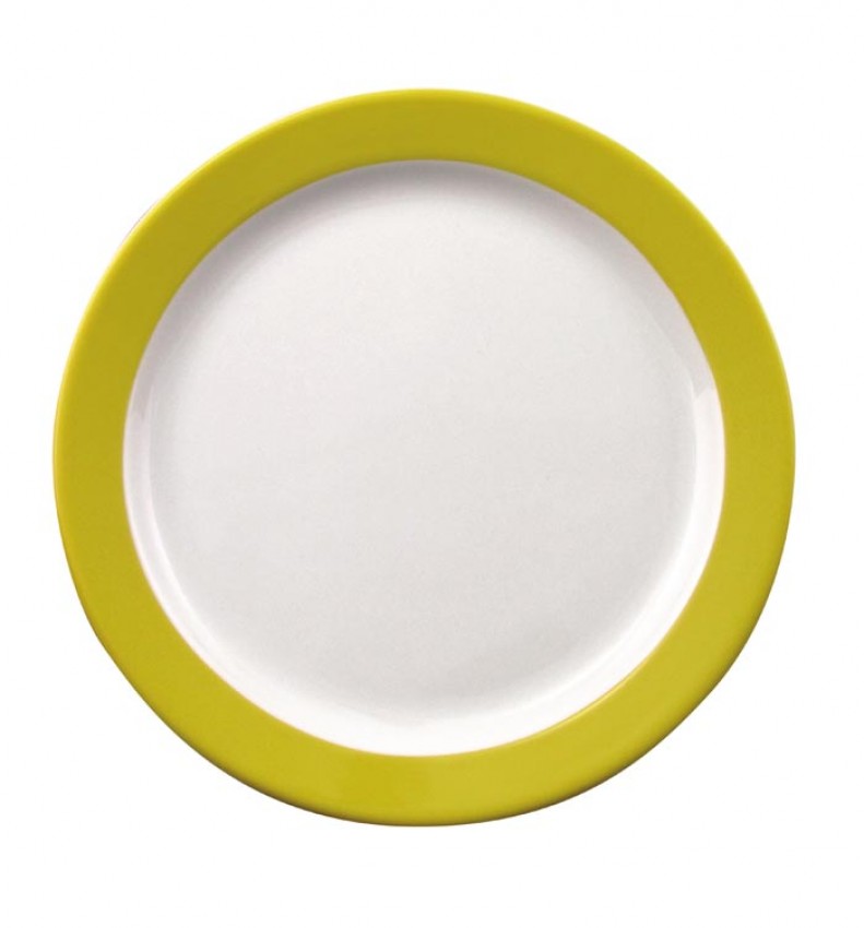 Eschenbach Teller flach Fahne 19,0 cm, gelb, Color mit System
