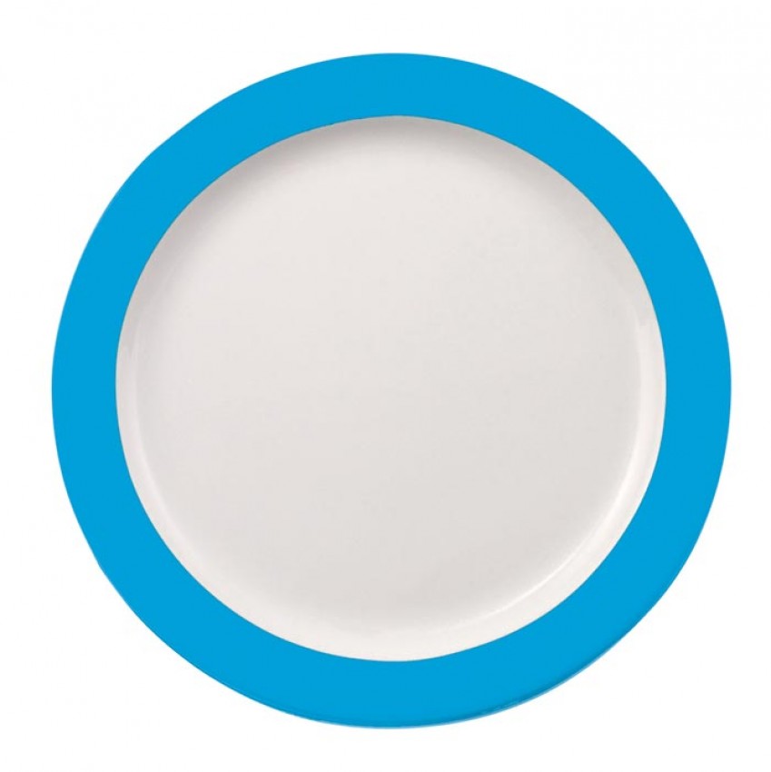 Eschenbach Teller flach Fahne 24,0 cm, hellblau, Color mit System