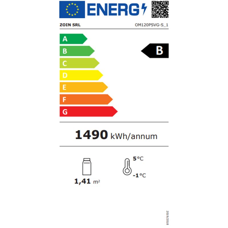 NordCap COOL-LINE Wandkühlregal OLIMPO 120