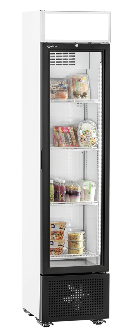 Bartscher Glastürenkühlschrank GTK1-123 203 Liter