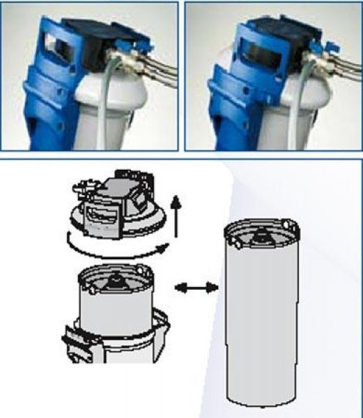 Brita Wasserfilter Purity 450 Steam kpl. ohne MAE