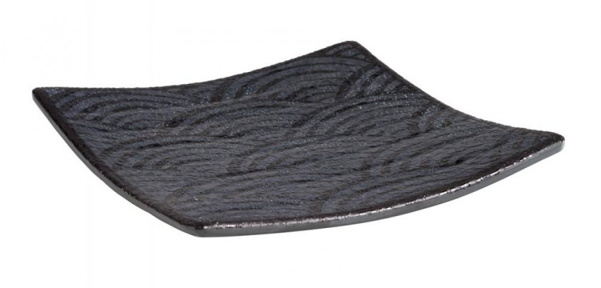 APS Melamin Tablett 14 x 14 cm DARK WAVE
