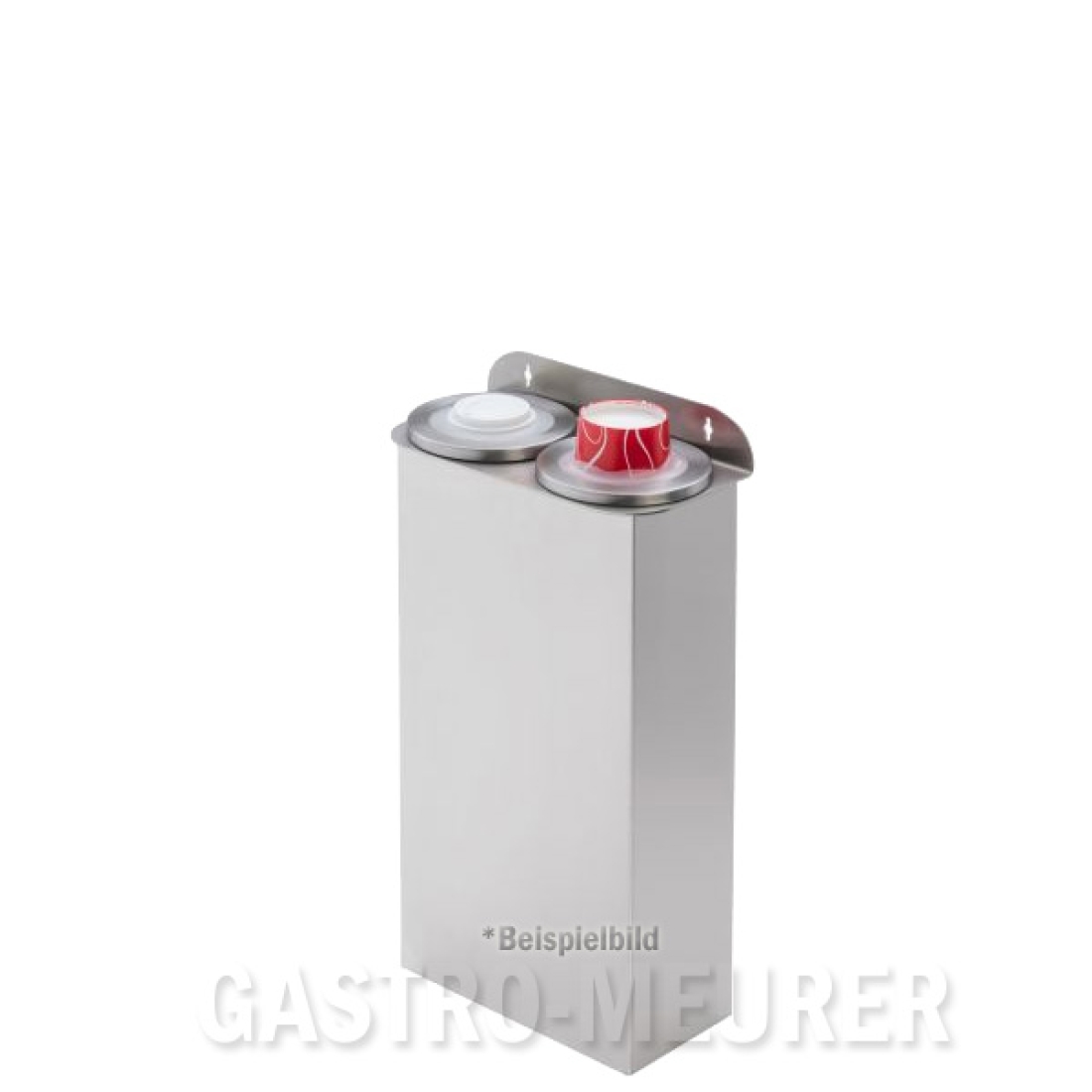 Becher-/Deckelspender, Kunststoff, Ø 62-98mm Wandmontage 66 cm
