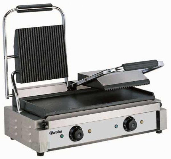 Bartscher Elektro-Doppel-Kontaktgrill gerillt/glatt