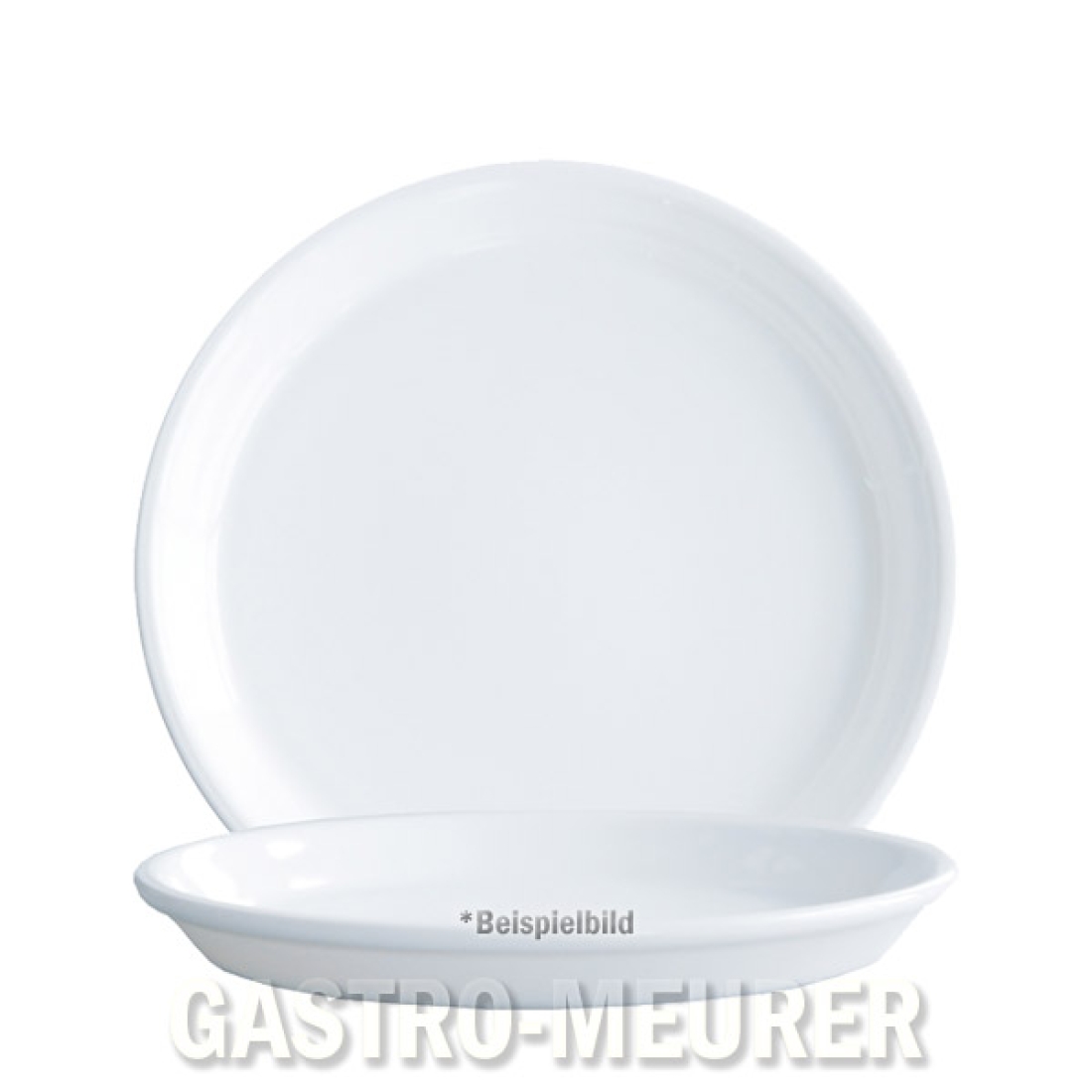 Teller halbtief 23 cm Restaurant White