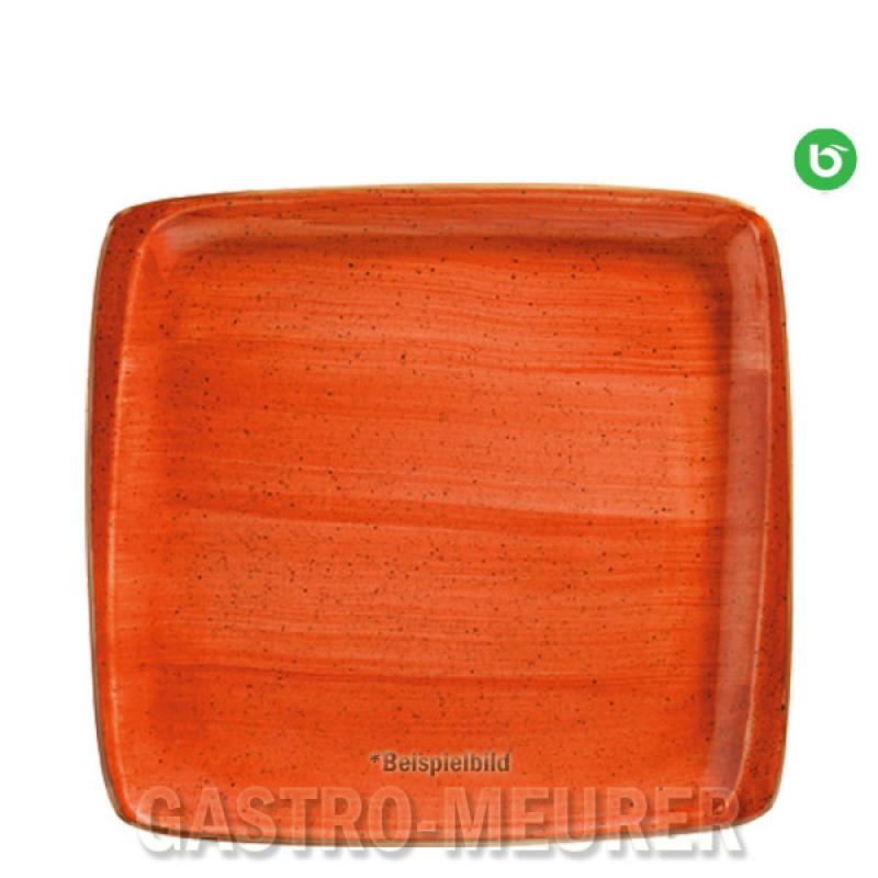 Aura Terracotta, Moove Platte 27 x 25 cm