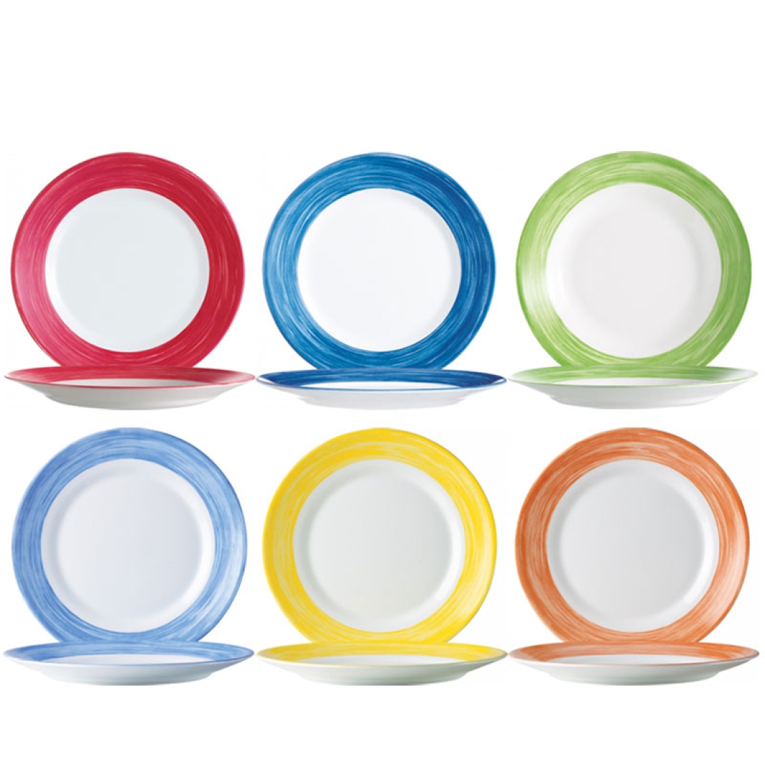 Brush Dessertteller 19,5 cm in 6 Farben