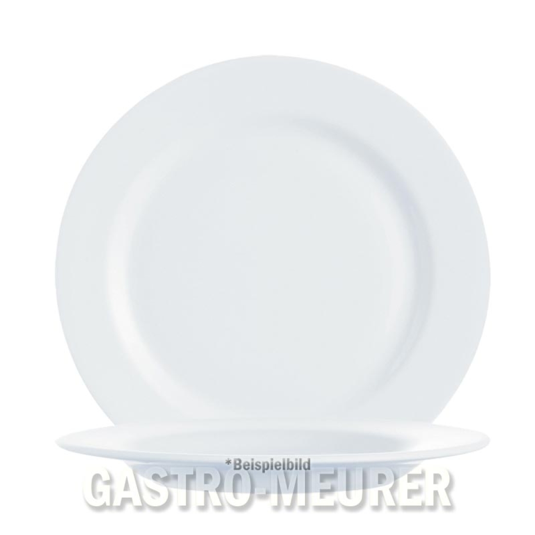 Intensity White, Teller flach Ø 25,5 cm