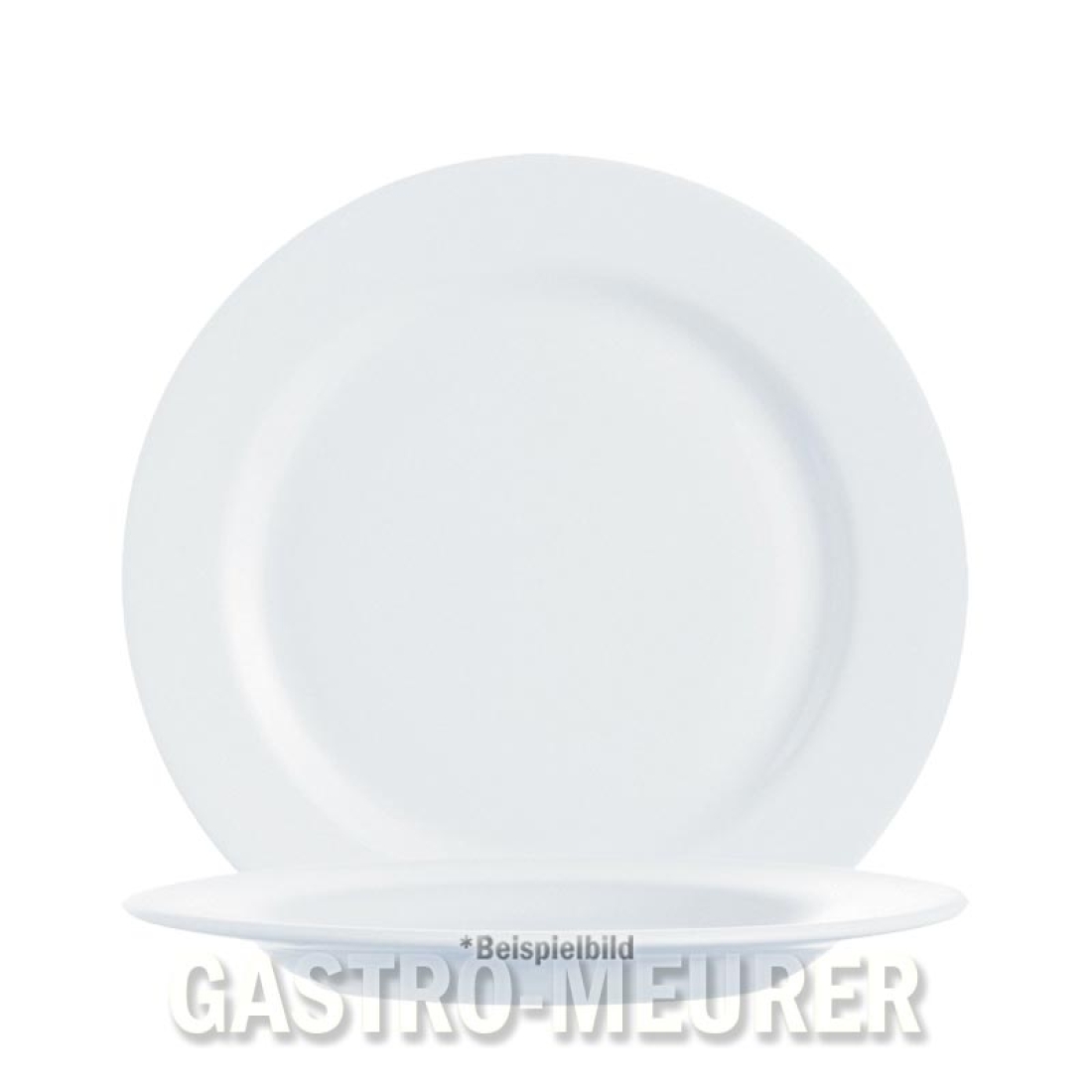 Intensity White,Teller flach Ø 20,5 cm