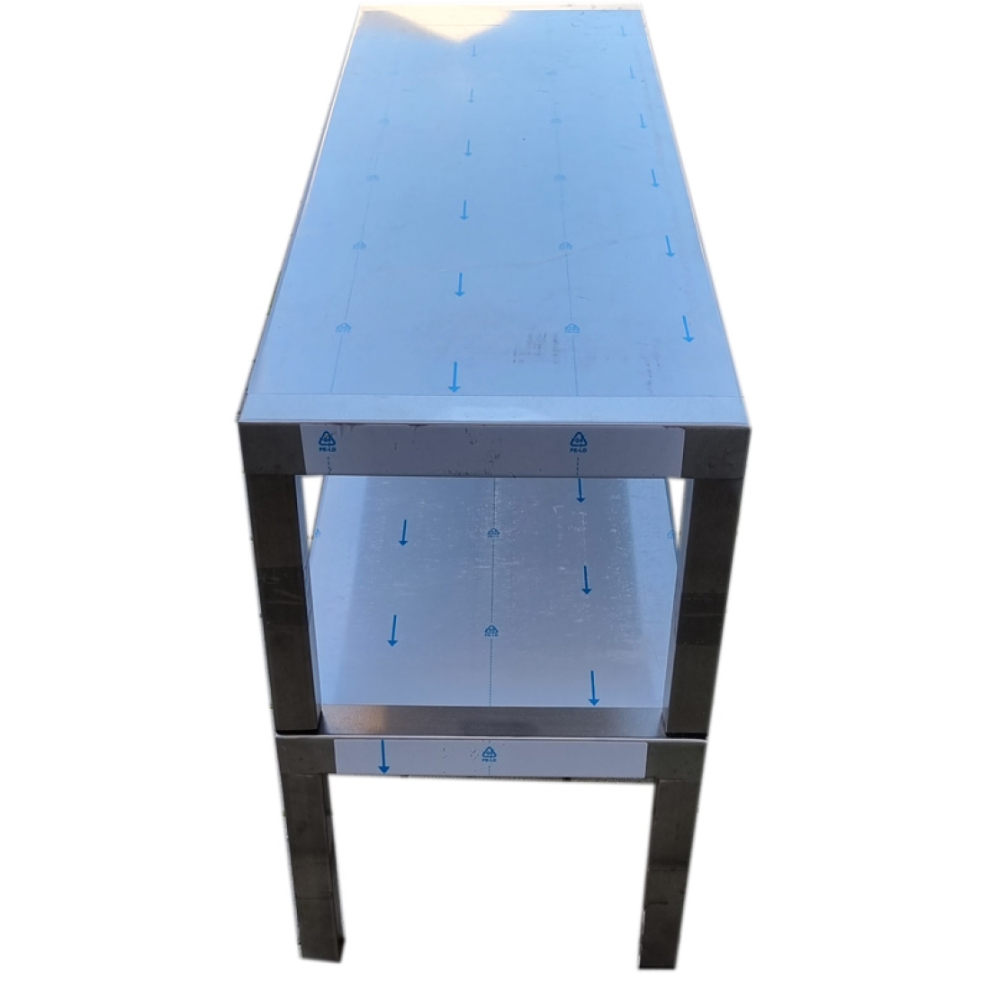 Aufsatzbord 2-etagig 121 x 40 cm