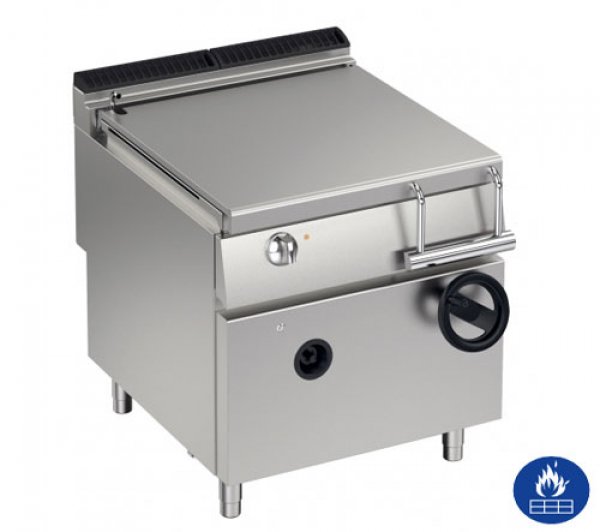AFG Kippbratpfanne Gas 80 Liter Duplextiegel, Queen 900