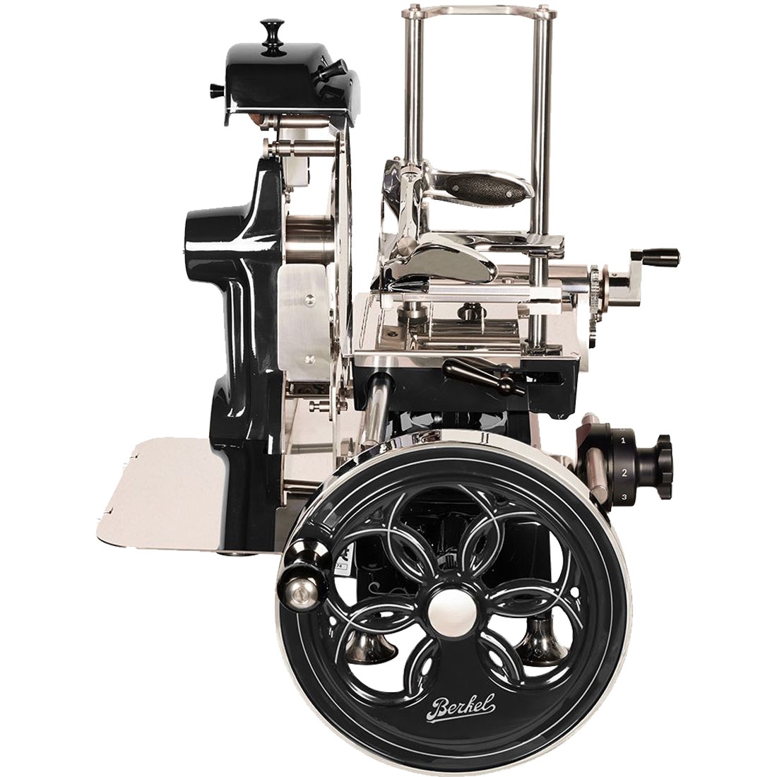 Berkel Aufschnittmaschine mit Schwungrad Volano B2 Black BKB21VC300000000FN Aufschnittmaschine Allesschneider Fleischschneider Berkel Senkrechtschneider