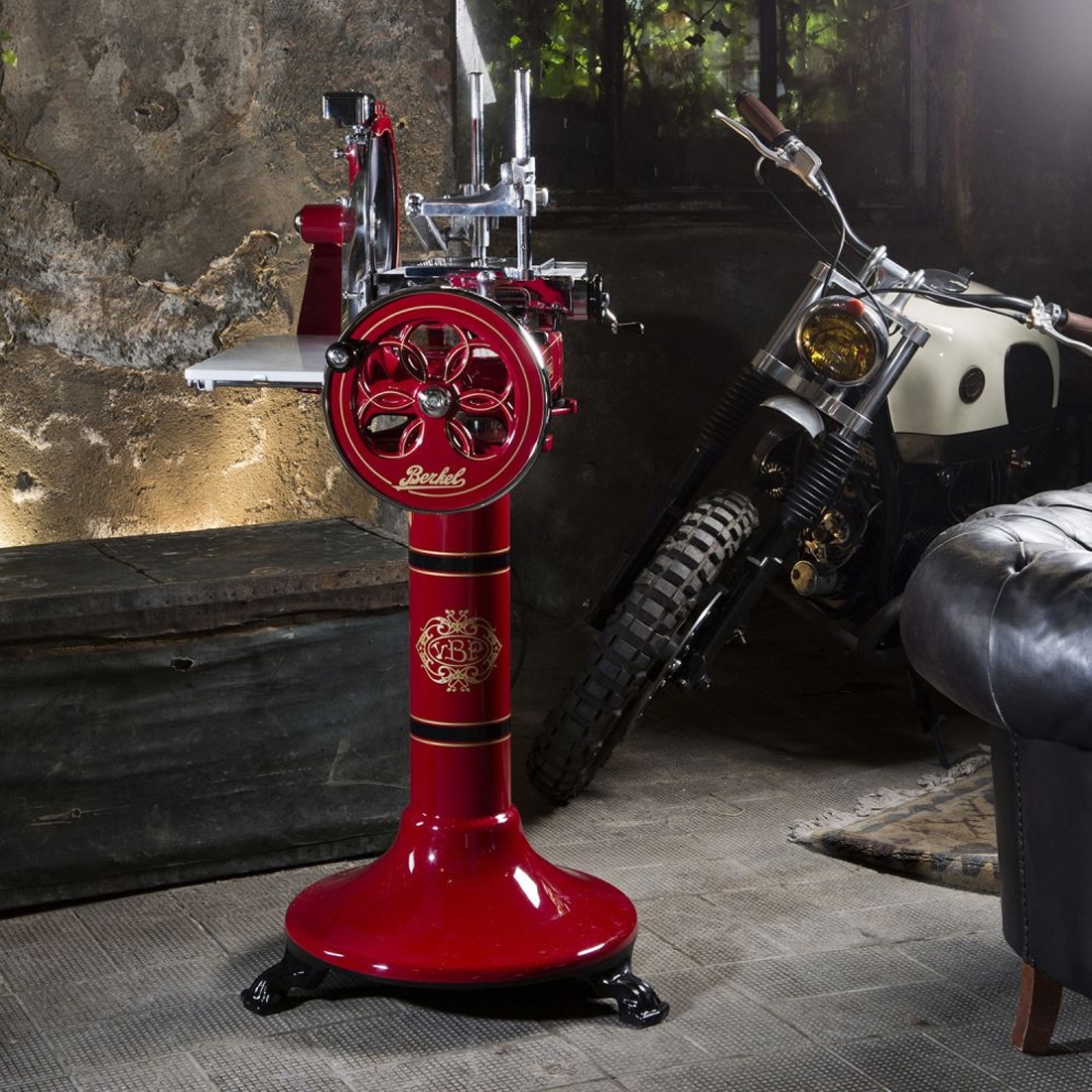 Berkel Sockel rot für B2 Schwungradmaschine