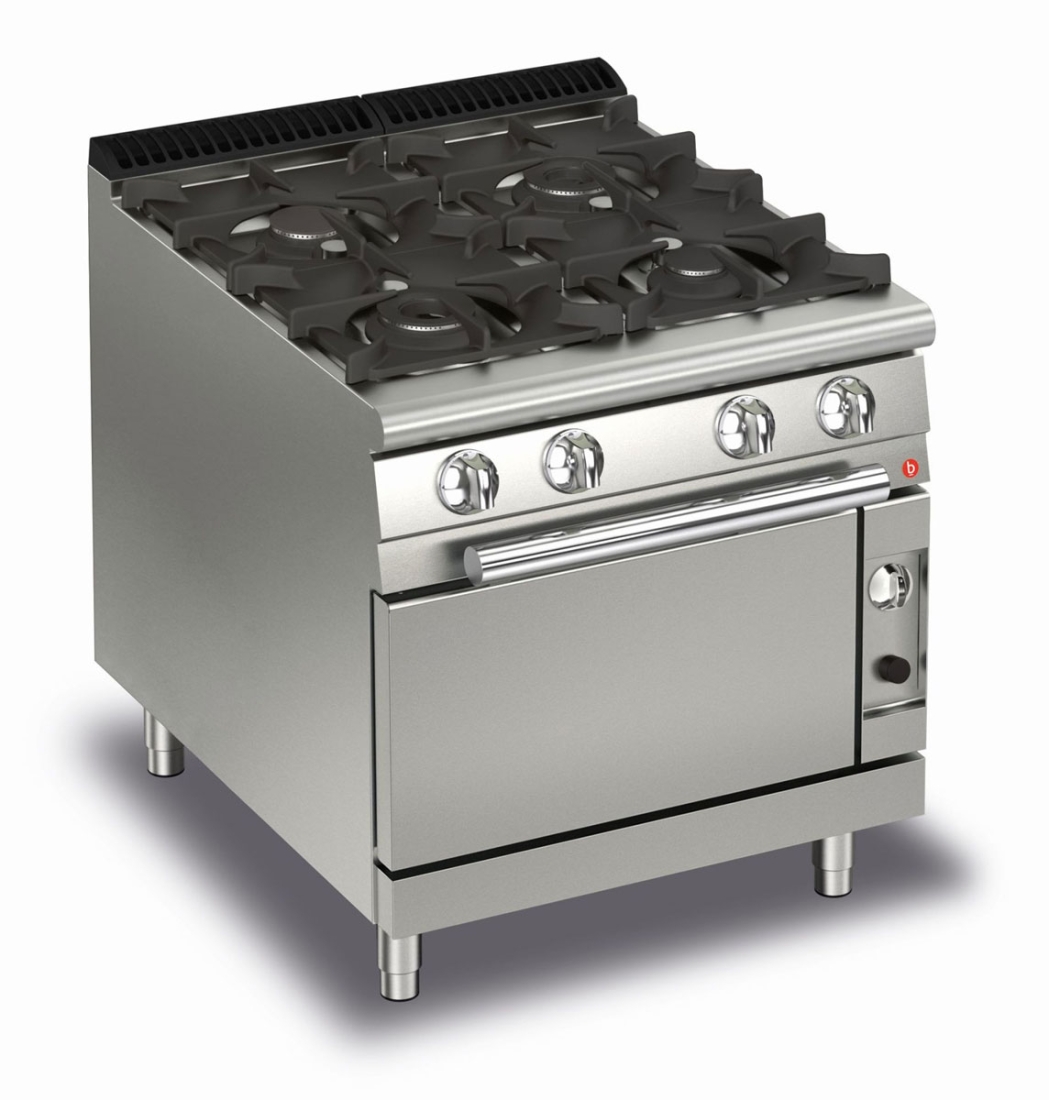 AFG 4 Flammen-Gasherd mit Gas-Backofen, Queen 700