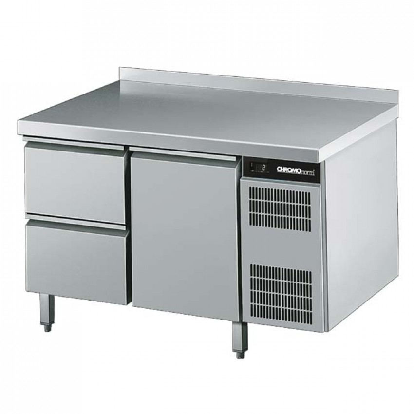 CHROMOnorm Kühltisch GN 1/2, 2 Züge