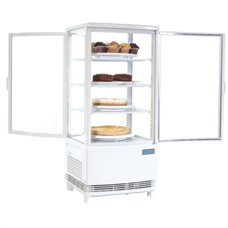Polar Kühlschrank Gebogene Tür weiß