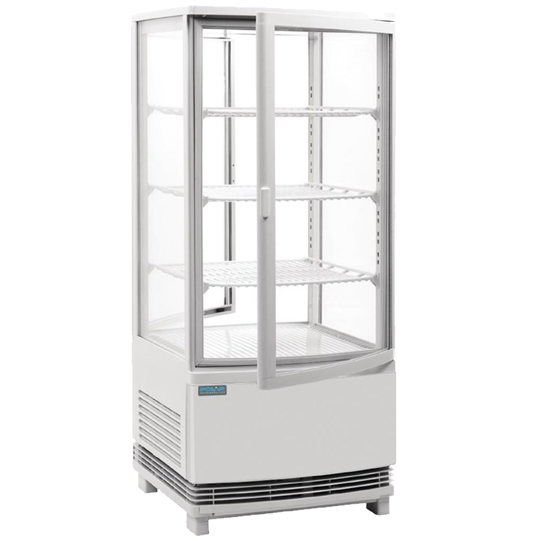 Polar Kühlschrank Gebogene Tür weiß