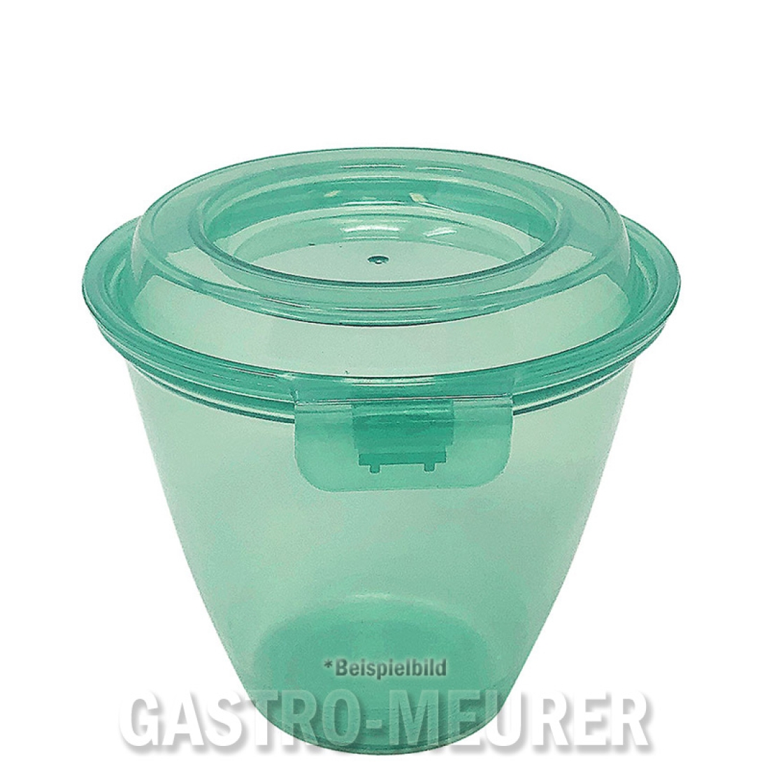 Eco-Takeouts Mehrweg-Menueschale 175 ml, Ø 9,1 cm H 7,8 cm, mit Deckel, grün