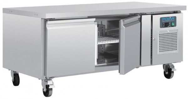 POLAR Unterbau-Kühltisch DA462, 2-türig