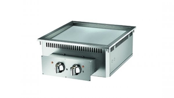 AFG Bratplatte, Breite 600, glatt, Elektro Einbau Drop-In Queen 700