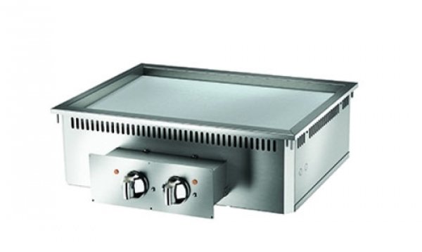 AFG Bratplatte, Breite 800, glatt, Elektro Einbau Drop-In Queen 700