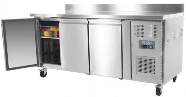 POLAR Kühltisch DL915, 3 Türen, 417 l