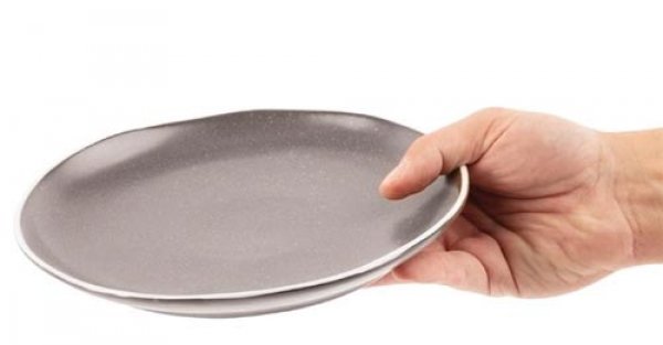Olympia Chia Teller grau 20,5 cm VPE: 6 Stück