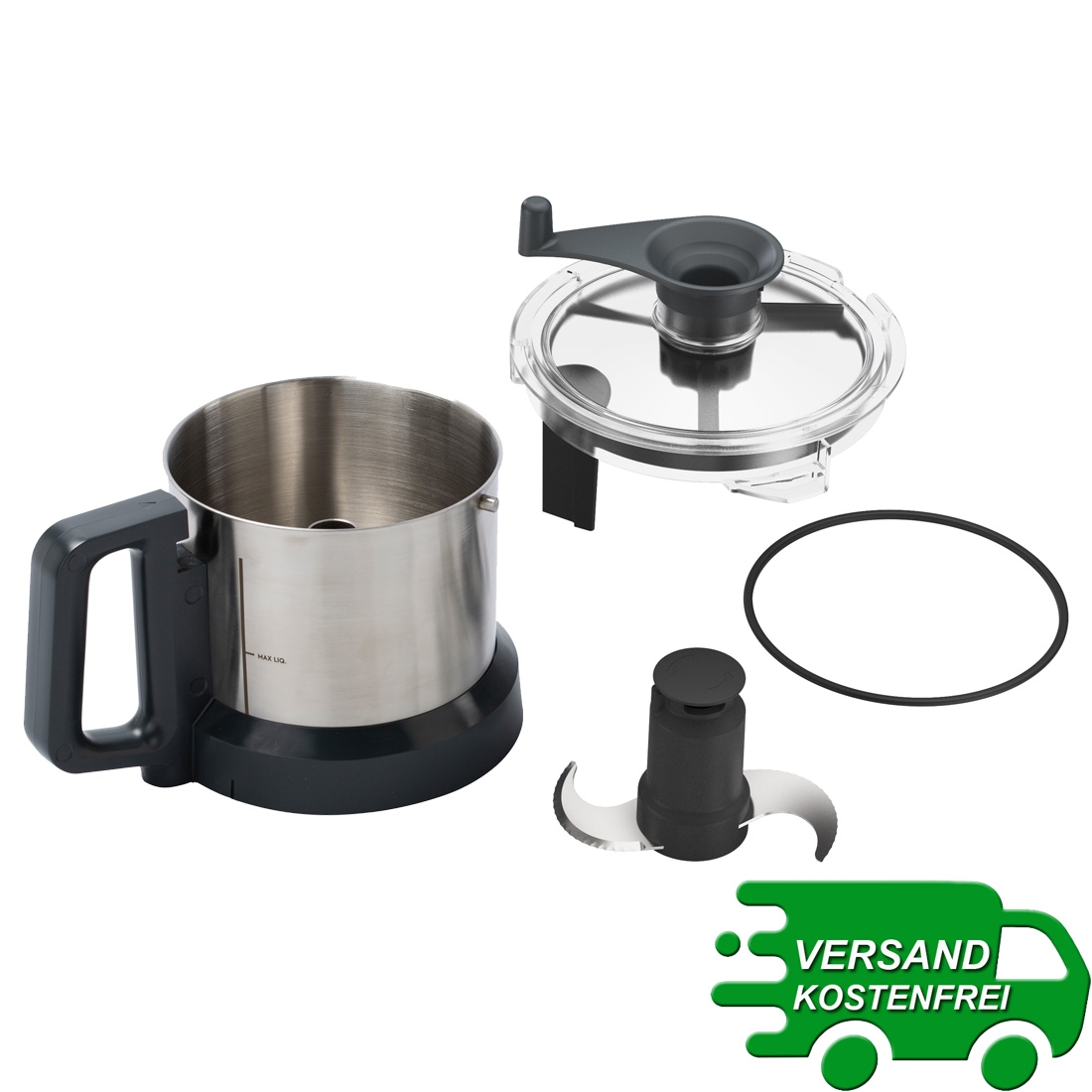 Dito Sama Edelstahlkessel Set für Prep4You 3,6l 650231 RED26