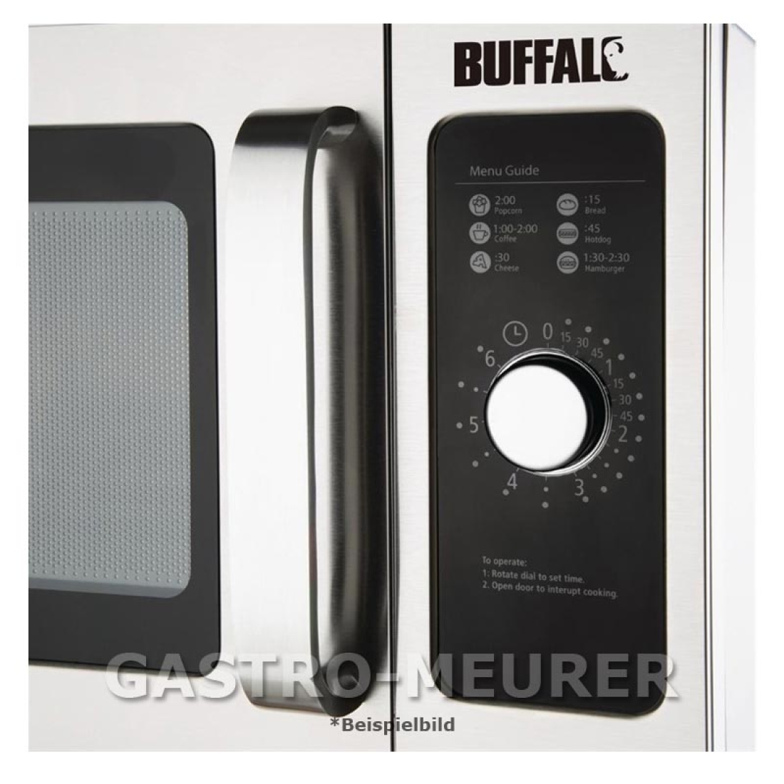 Buffalo Mikrowelle, manuell, 1000 Watt, 25 L, FB861