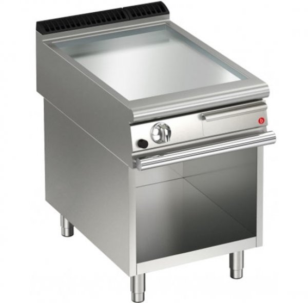 AFG Brat- Grillplatte Elektro glatt-verchromt 10,5 kW Standgerät, Queen 900