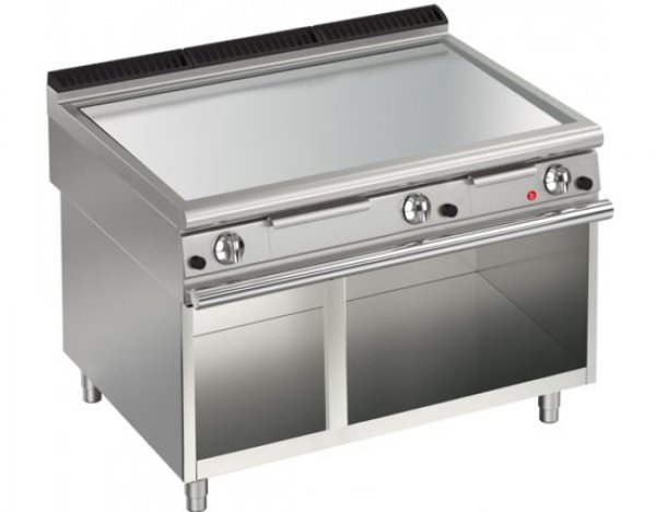 AFG Brat- Grillplatte Gas glatt+hartverchromt 21,0 kW Standgerät, Queen 900