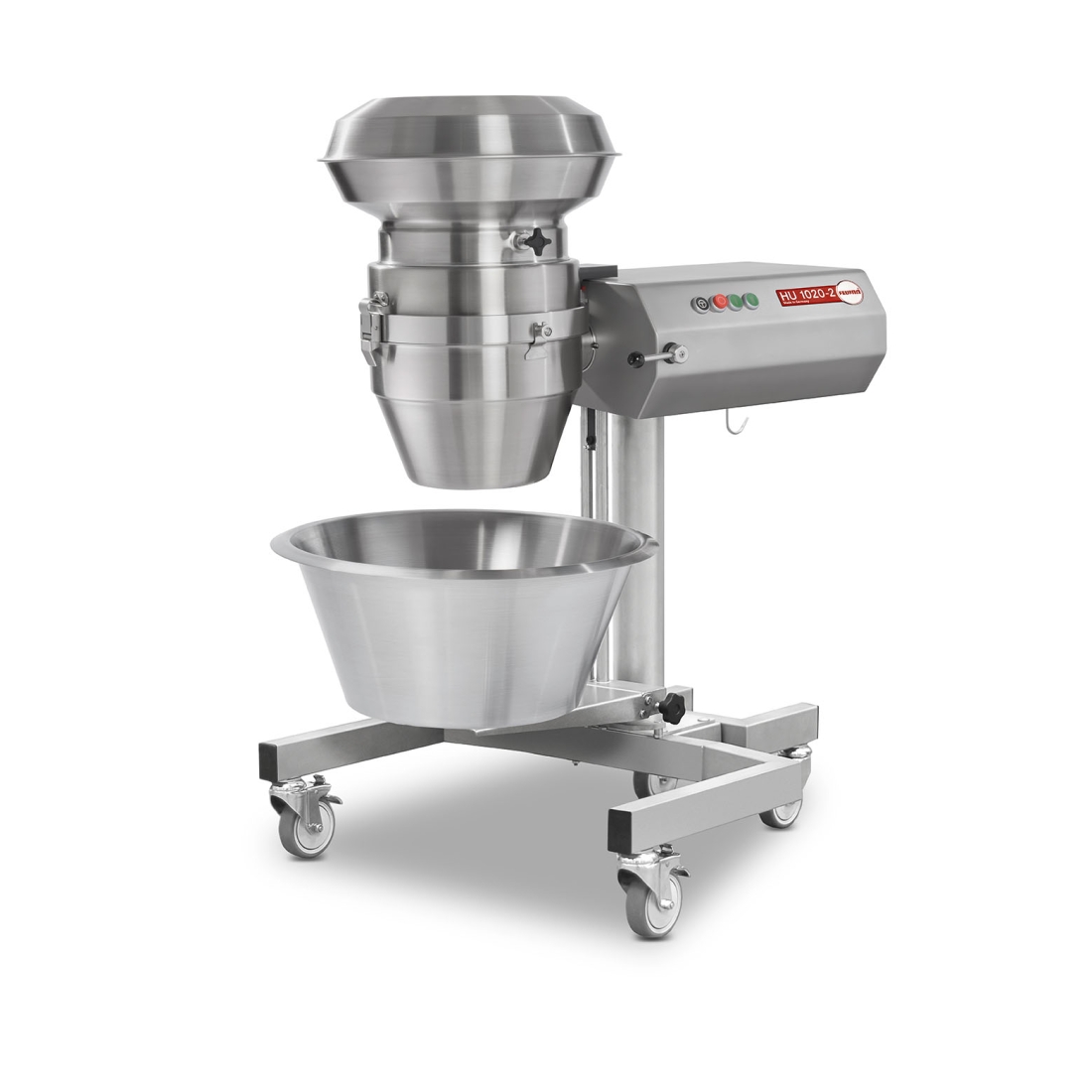 Feuma HU 1020-2 mit Set-Gemüseschneiderausstattung + Trichter + Untergestell (nicht höhenverstellbar)