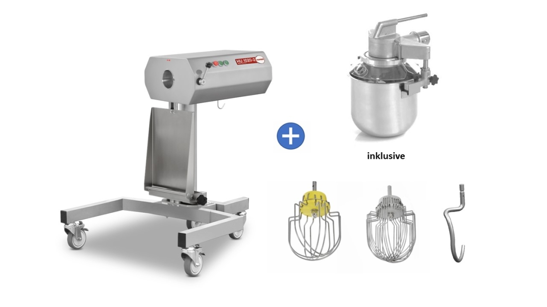 Feuma HU 1020-2 mit Rührwerk 20 Liter + Untergestell (nicht höhenverstellbar)