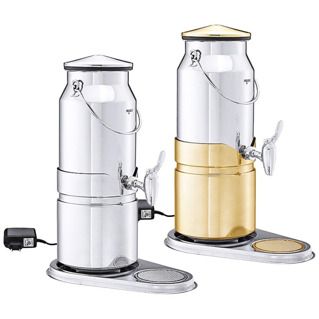 Frilich Milchkanne 5 l mit elektr. Kühlung + Rührer UNISON Aktiv