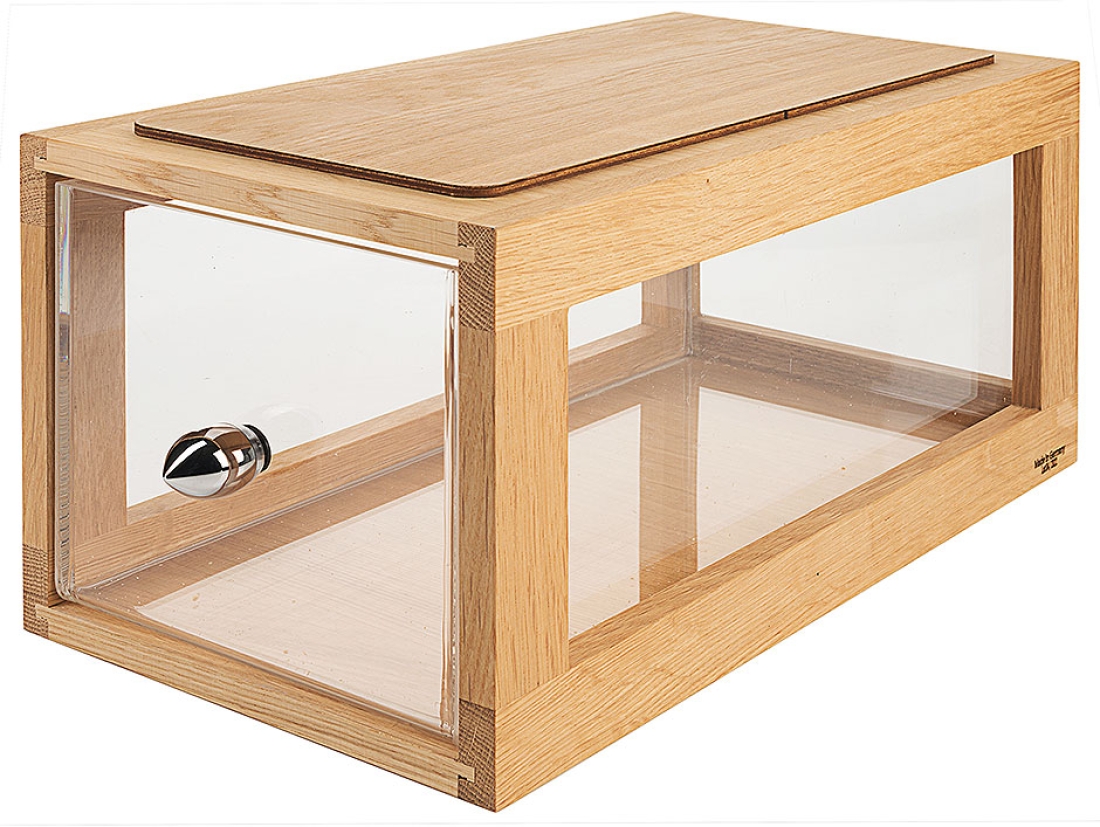 BOX OAK Bread Slender Frilich 3540/000 Brotbox