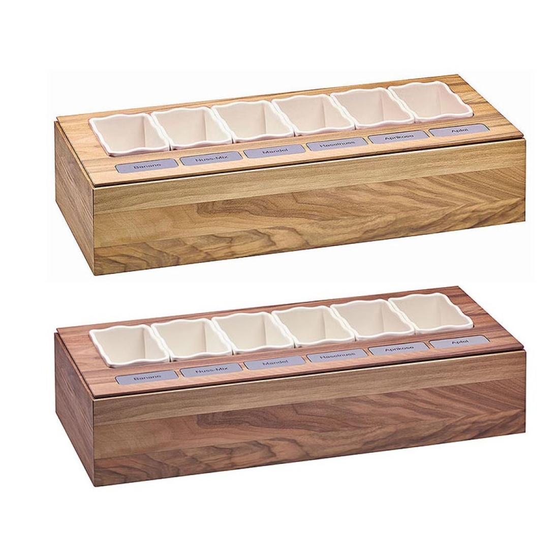 Frilich BOX  "Brain Food Display"  Eiche - Walnuss