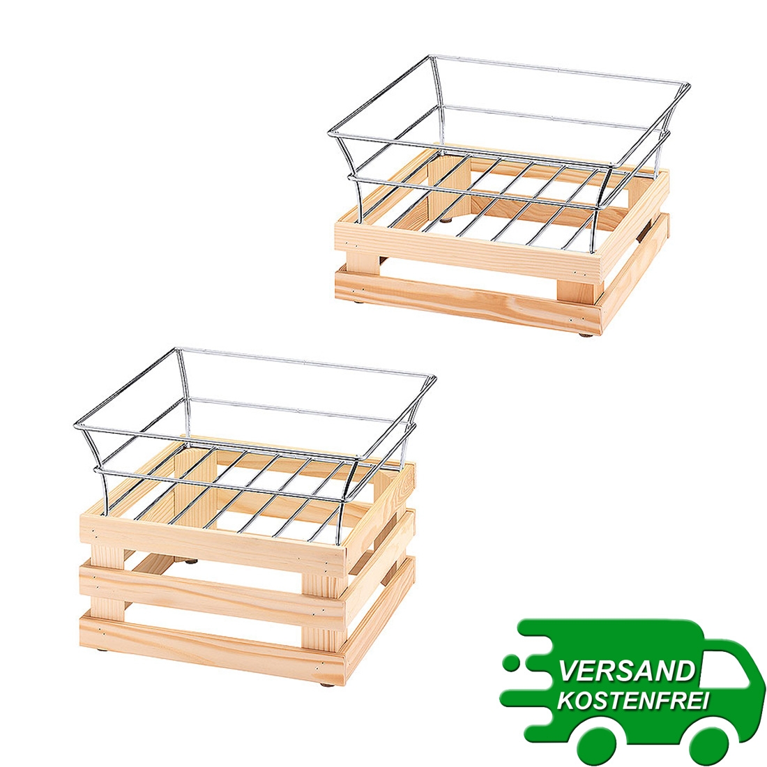 RAISER Nature 33x33 Obstkorb Frilich 2 Höhen 3753/010 3753/020