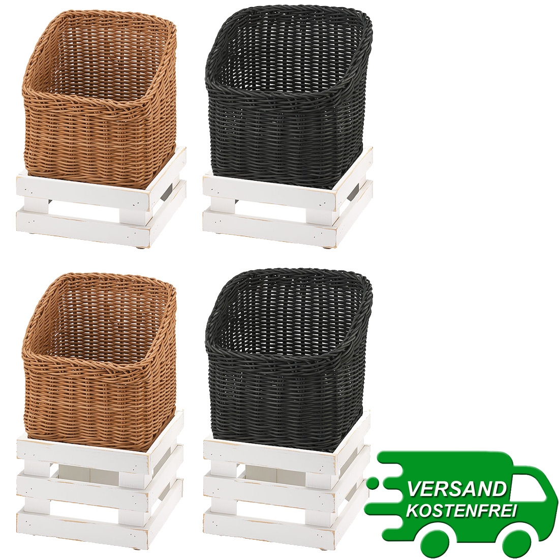 RAISER VINTAGE 23x23 Brotkorb Frilich 2 Farben, 2 Höhen 3766/010 3766/020 3766/011 3766/021
