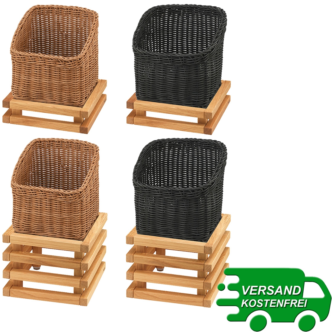 RAISER OAK 23x23 Brotkorb Frilich 2 Farben, 2 Höhen 3768/010 3768/011 3768/020 3768/021 Brötschenkorb