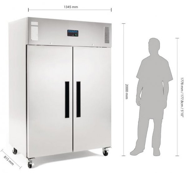 POLAR Tiefkühlschrank G595 GN 2/1