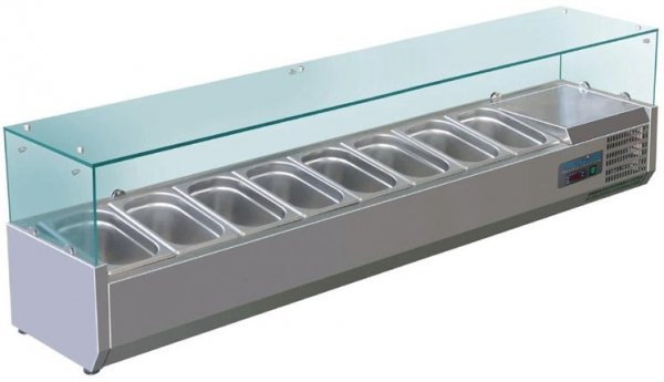 Aufsatz-Kühlvitrine G610 8 x 1/4 GN