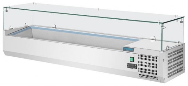 Aufsatz-Kühlvitrine GD876 5x GN1/3 und 1x GN1/2
