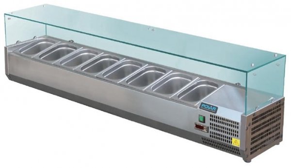 Aufsatz-Kühlvitrine GD877 8 x 1/3 GN