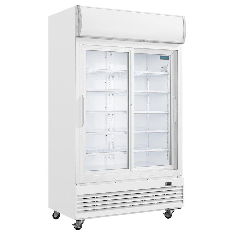 POLAR GE581 Display-Kühlschrank 2 Schiebetüren 950 l