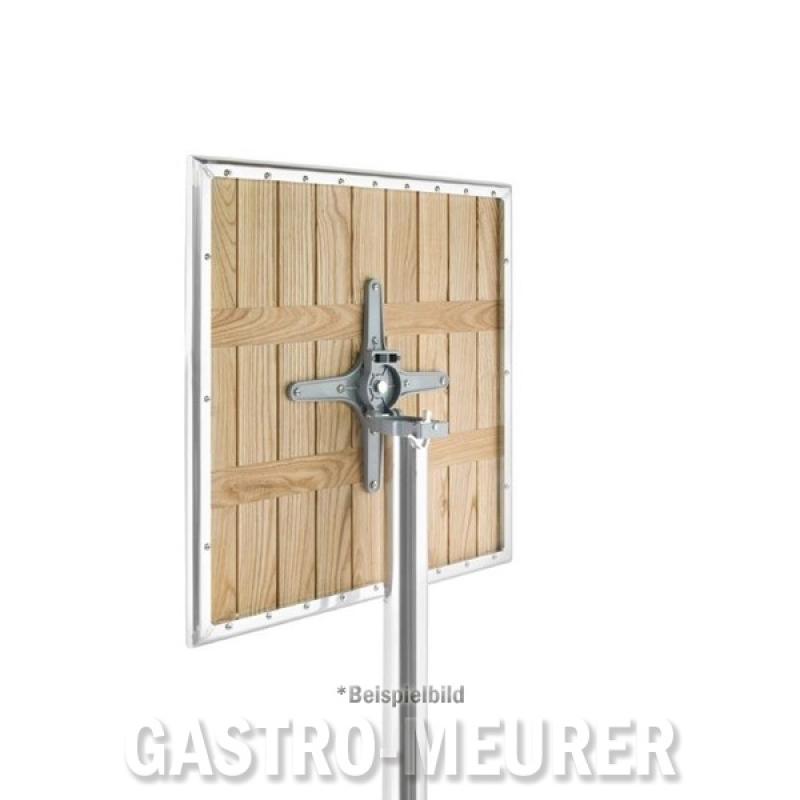 Bolero Bistrotisch quadratisch klappbar 1 Bein 60 cm Eschenholz + Alu