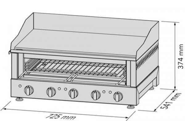 Roband Griddle Toaster GT700, versandkostenfrei