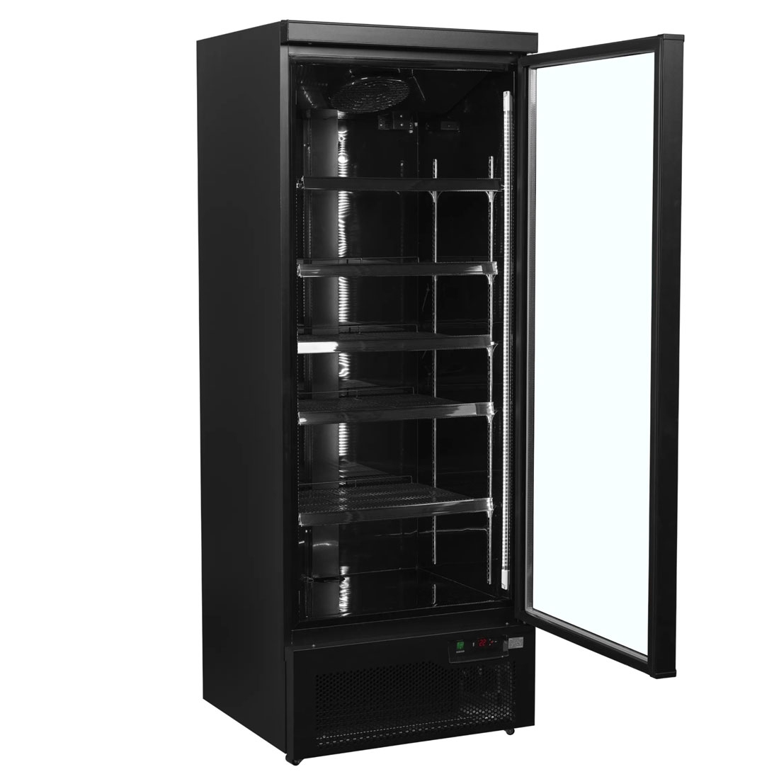 NordCap Glastürkühlschrank ATOM MAXI KS 1T-BB