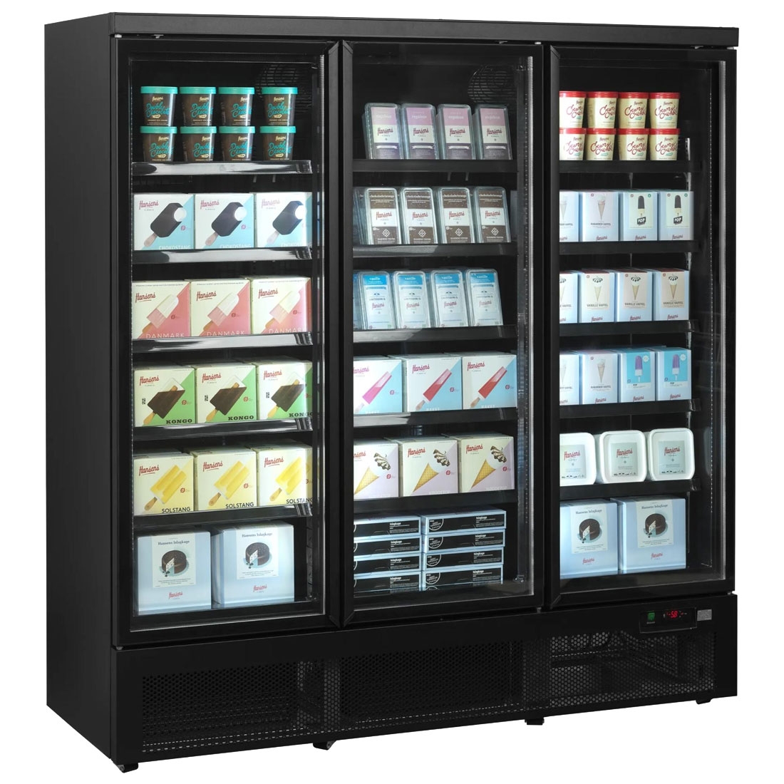 NordCap Glastürtiefkühlschrank ATOM MAXI TK 3T-BB 435890130