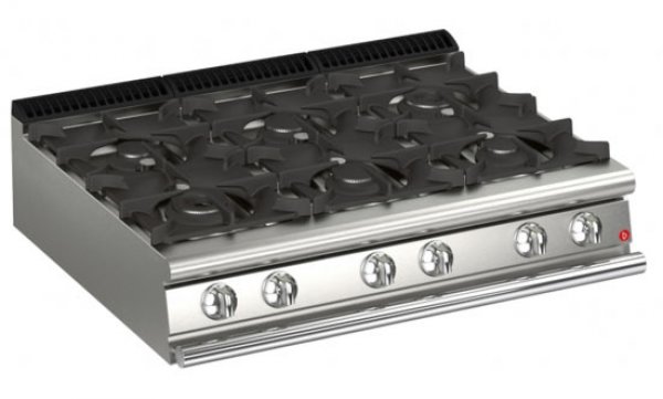 AFG 6 Flammen-Gasherd 38,4 kW Tischgerät, Queen 900