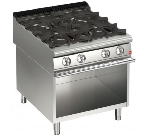 AFG 4 Flammen-Gasherd 29,2 kW Standgerät, Queen 900